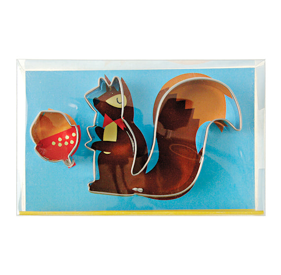 Cute Squirrel Cookie Cutter Set | www.sprinklebeesweet.com