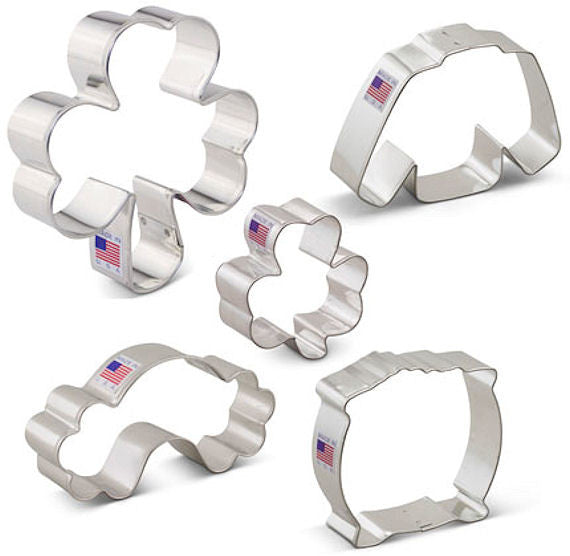 St. Patrick's Day Cookie Cutters Set | www.sprinklebeesweet.com