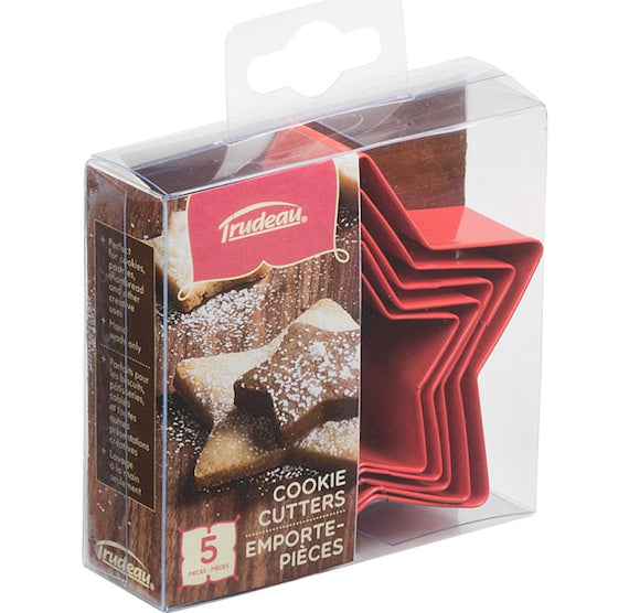 5 Piece Star Cookie Cutter Set | www.sprinklebeesweet.com