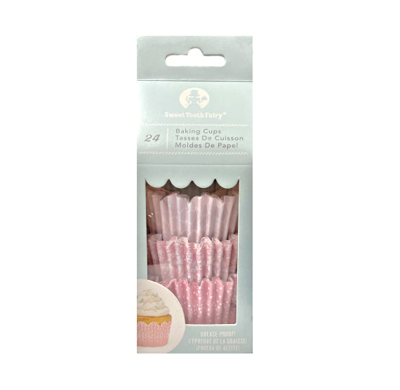 Sweet Tooth Fairy Cupcake Liners: Pink - 24 Count | www.sprinklebeesweet.com