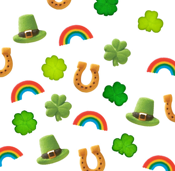 St. Patrick's Day Sugar Toppers Boxed Set with FREE GIFT | www.sprinklebeesweet.com