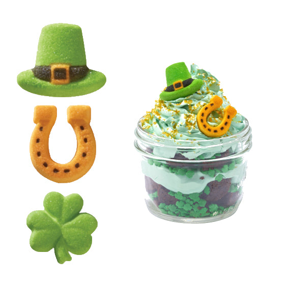 St. Patty's Day Sugar Toppers | www.sprinklebeesweet.com