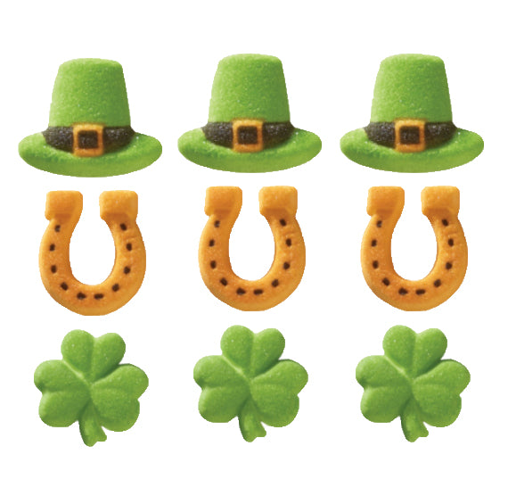 St. Patty's Day Sugar Toppers | www.sprinklebeesweet.com