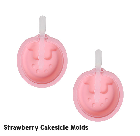 Strawberry Cakesicle Mold: Set of 2 | www.sprinklebeesweet.com