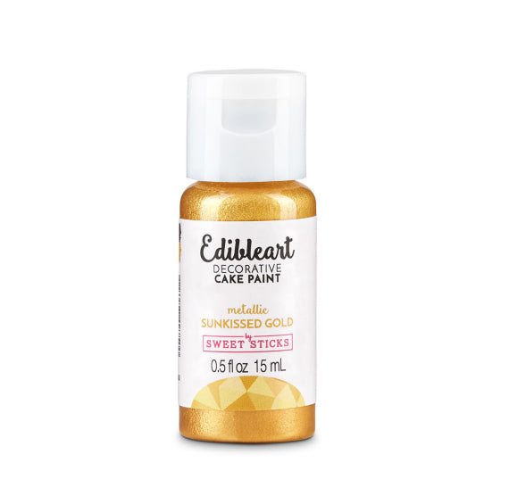 Metallic Sunkissed Gold Edible Art Paint | www.sprinklebeesweet.com