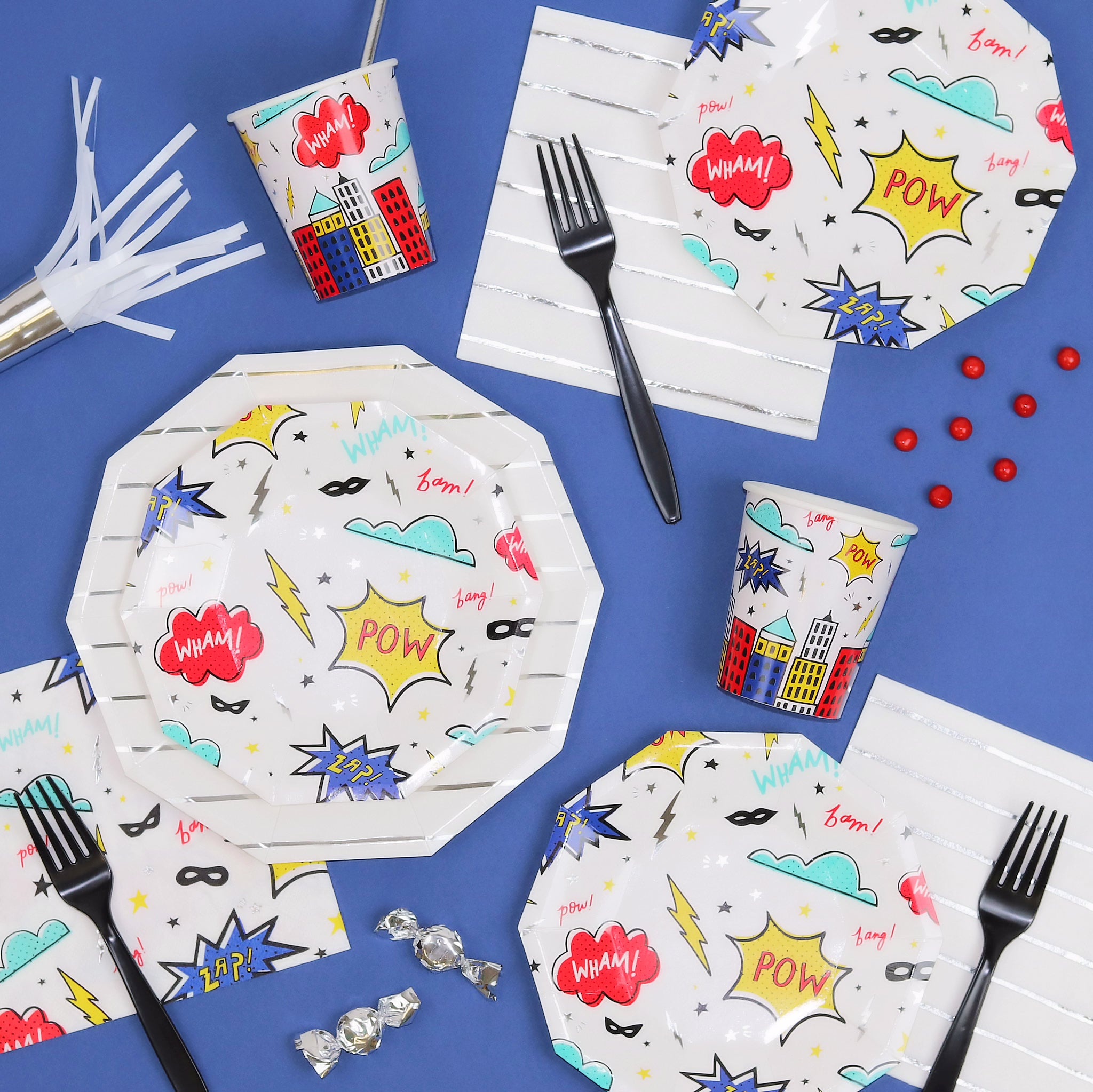 Superhero Temporary Tattoos | www.sprinklebeesweet.com