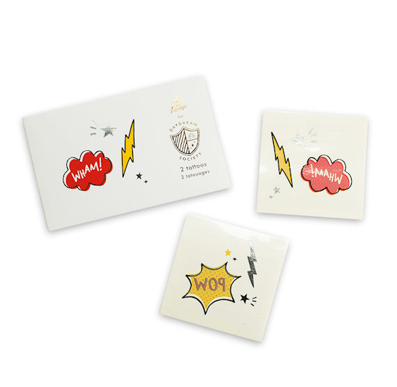 Superhero Temporary Tattoos | www.sprinklebeesweet.com