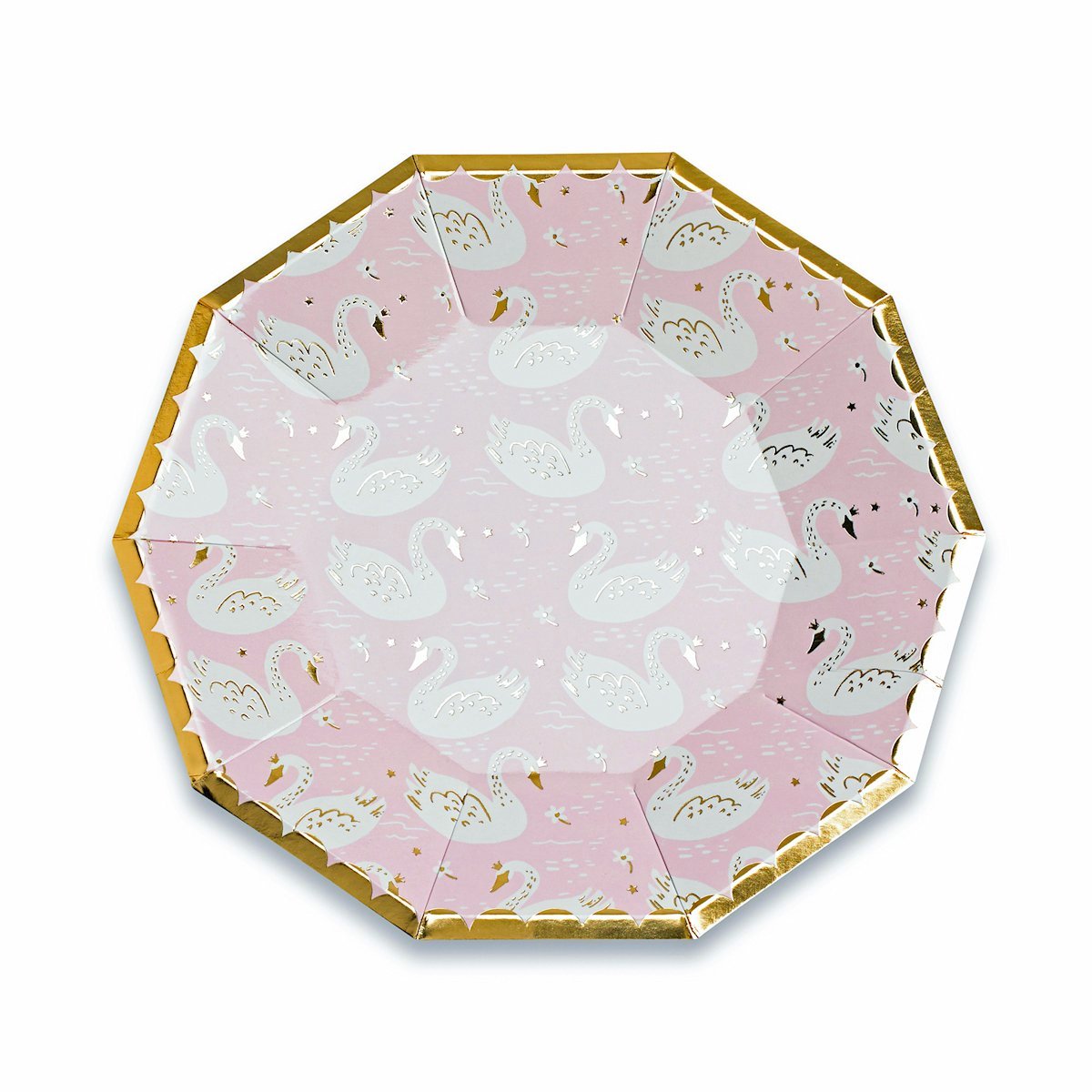 Large Swan Princess Plates | www.sprinklebeesweet.com