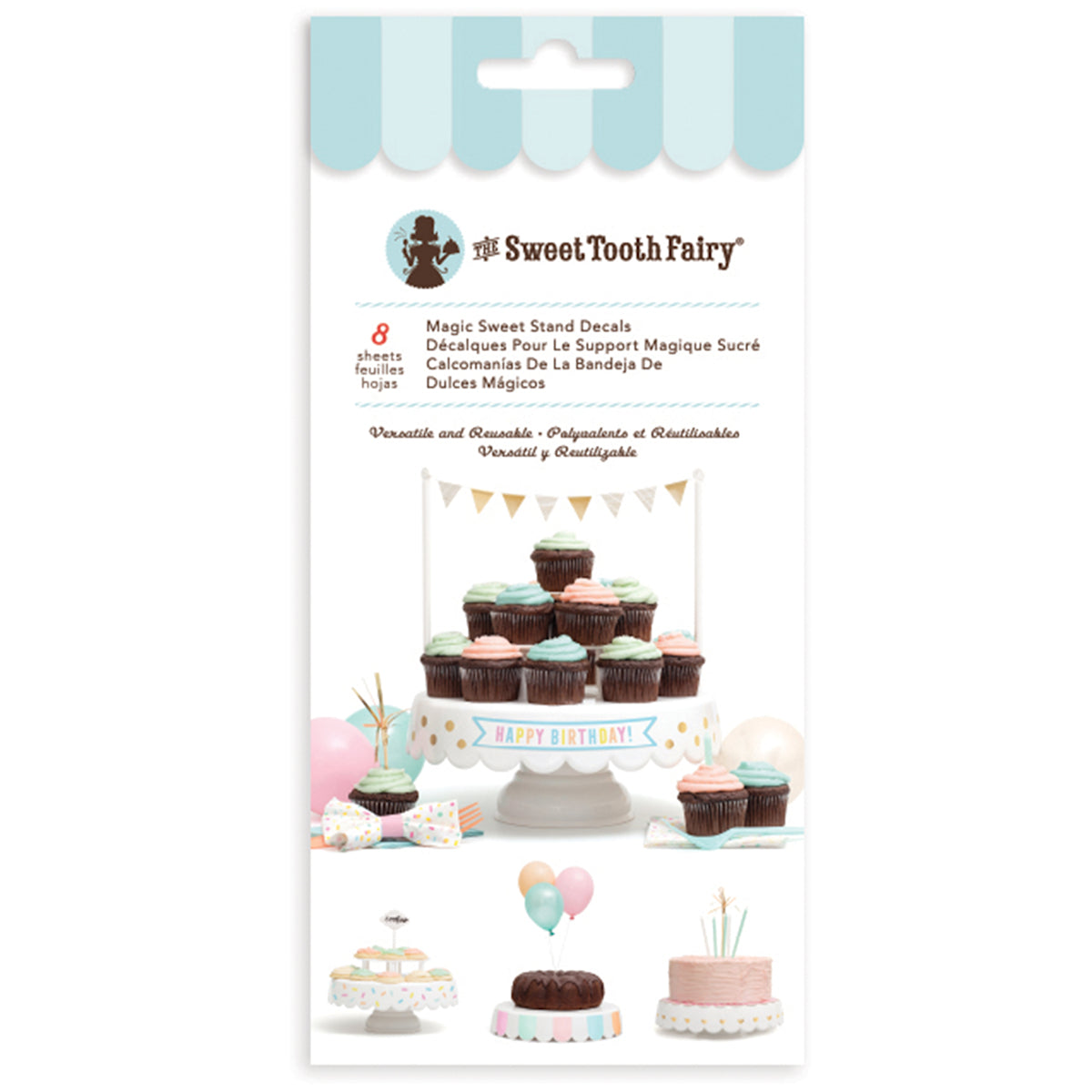 Sweet Tooth Fairy Magic Sweet Stand Decals | www.sprinklebeesweet.com