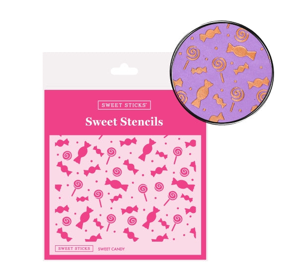 Sweet Stencils: Sweet Candy | www.sprinklebeesweet.com