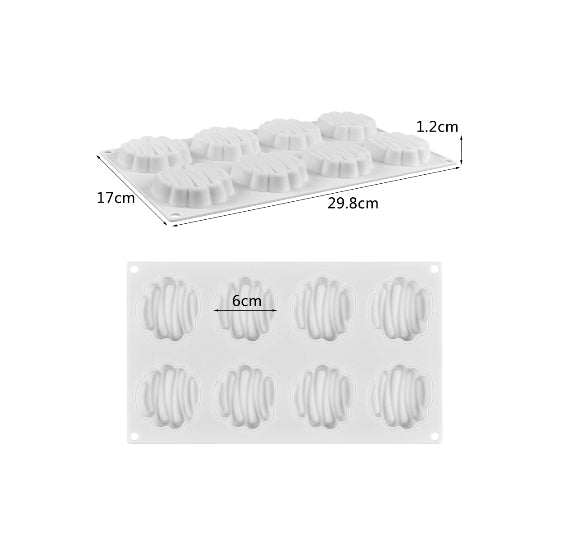 Silicone Dessert Mold: Squiggle | www.sprinklebeesweet.com