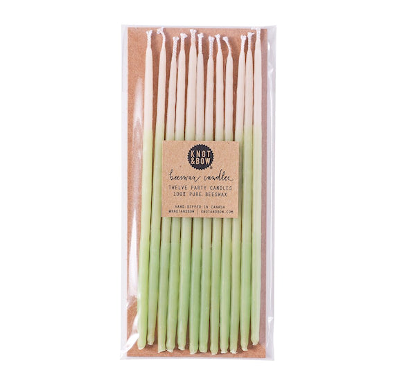 Green Birthday Candles: 6" | www.sprinklebeesweet.com