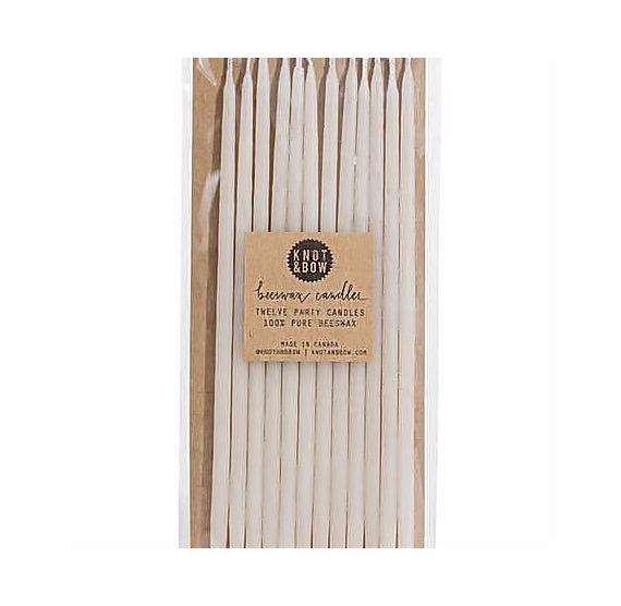 Ivory Birthday Candles: 6" | www.sprinklebeesweet.com