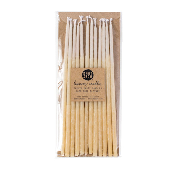 Yellow Birthday Candles: 6" | www.sprinklebeesweet.com