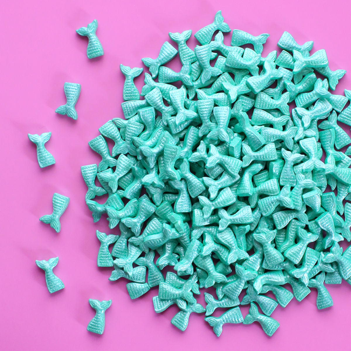 Mermaid Tail Candy Sprinkles: Teal | www.sprinklebeesweet.com