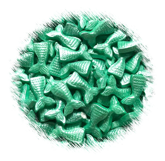 Mermaid Tail Candy Sprinkles: Teal | www.sprinklebeesweet.com