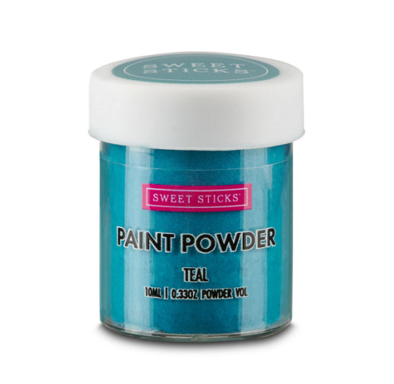 Teal Edible Paint Powder | www.sprinklebeesweet.com