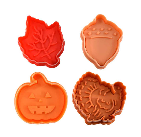 Fall Cookie Cutter Stampers | www.sprinklebeesweet.com