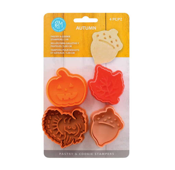 Fall Cookie Cutter Stampers | www.sprinklebeesweet.com