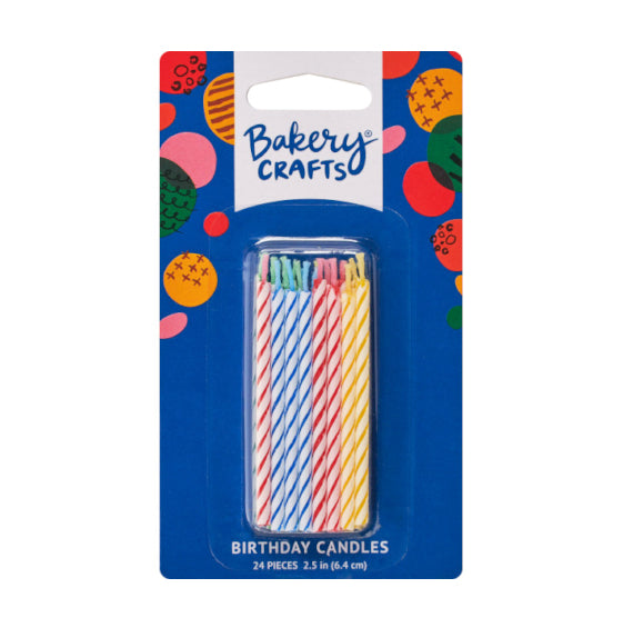 Primary Birthday Candles: Skinny | www.sprinklebeesweet.com