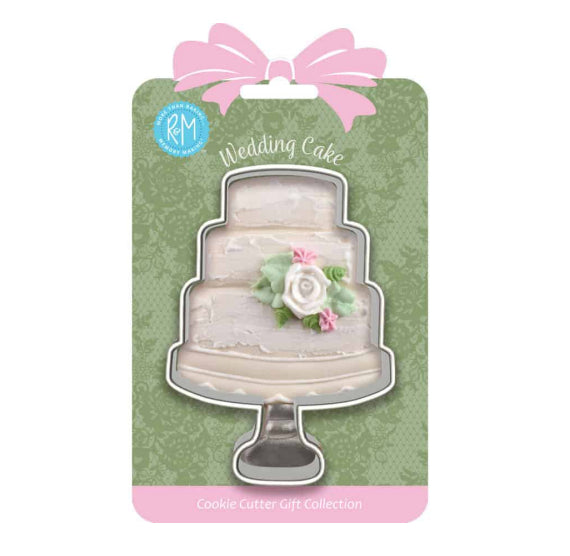 Carded Wedding Cake Cookie Cutter | www.sprinklebeesweet.com