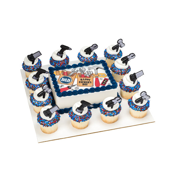 Tools Cupcake Picks | www.sprinklebeesweet.com