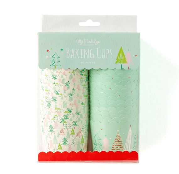 Christmas Baking Cups: Whimsical Trees | www.sprinklebeesweet.com