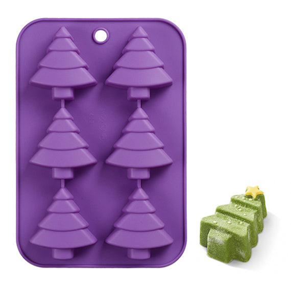 Silicone Christmas Tree Dessert Mold | www.sprinklebeesweet.com