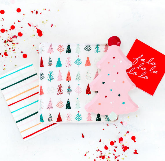 Whimsical Trees Christmas Plates | www.sprinklebeesweet.com