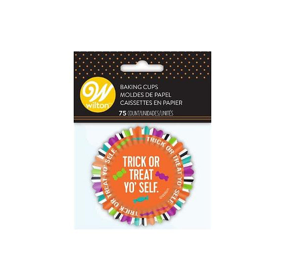 Halloween Cupcake Liners: Trick or Treat | www.sprinklebeesweet.com