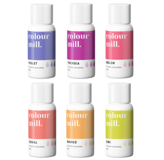 Colour Mill Oil Based Food Coloring Set: Tropical | www.sprinklebeesweet.com