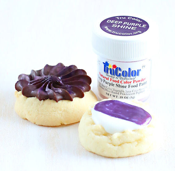 TruColor Deep Purple Shine Food Paint Powder | www.sprinklebeesweet.com