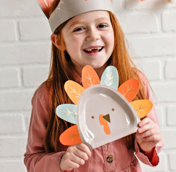Turkey Shaped Plates | www.sprinklebeesweet.com