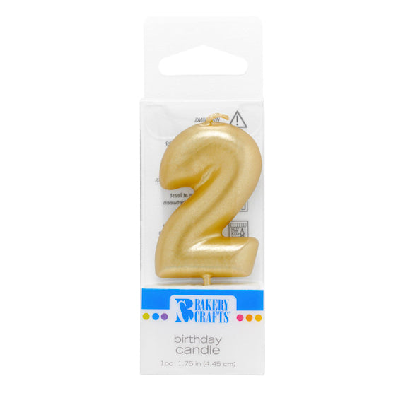 Mini Number Birthday Candles: Gold | www.sprinklebeesweet.com