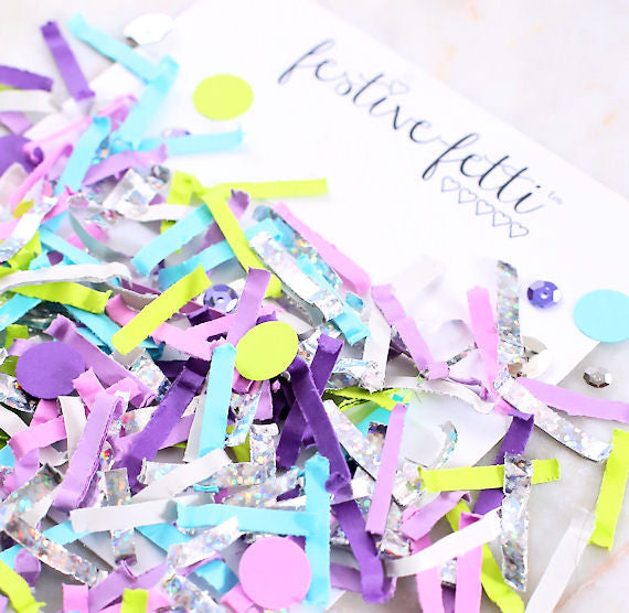 Festive Fetti Under the Sea Confetti | www.sprinklebeesweet.com