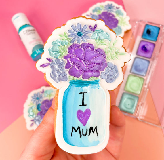 Mini Edible Art Paint Palette: Under The Sea | www.sprinklebeesweet.com