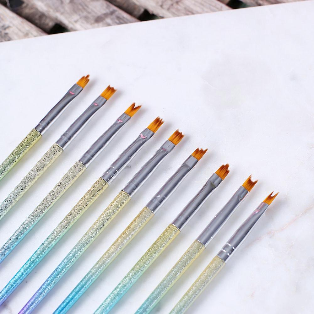 Unicorn Gradient Paint Brush Set | www.sprinklebeesweet.com