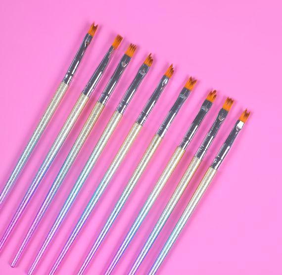 Unicorn Gradient Paint Brush Set | www.sprinklebeesweet.com