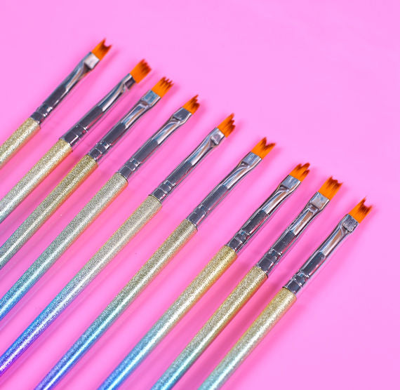 Unicorn Gradient Paint Brush Set | www.sprinklebeesweet.com