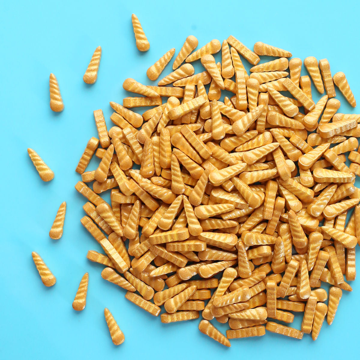 Gold Unicorn Horn Sprinkles | www.sprinklebeesweet.com