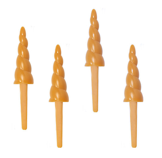 Unicorn Horn Cupcake Toppers | www.sprinklebeesweet.com