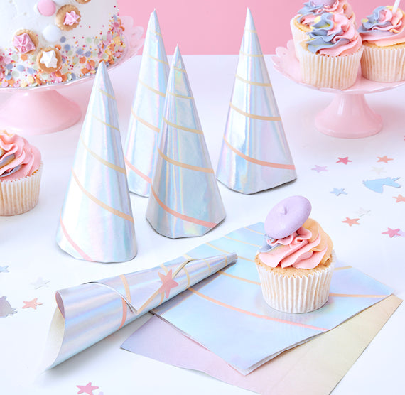 Unicorn Horn Napkins | www.sprinklebeesweet.com