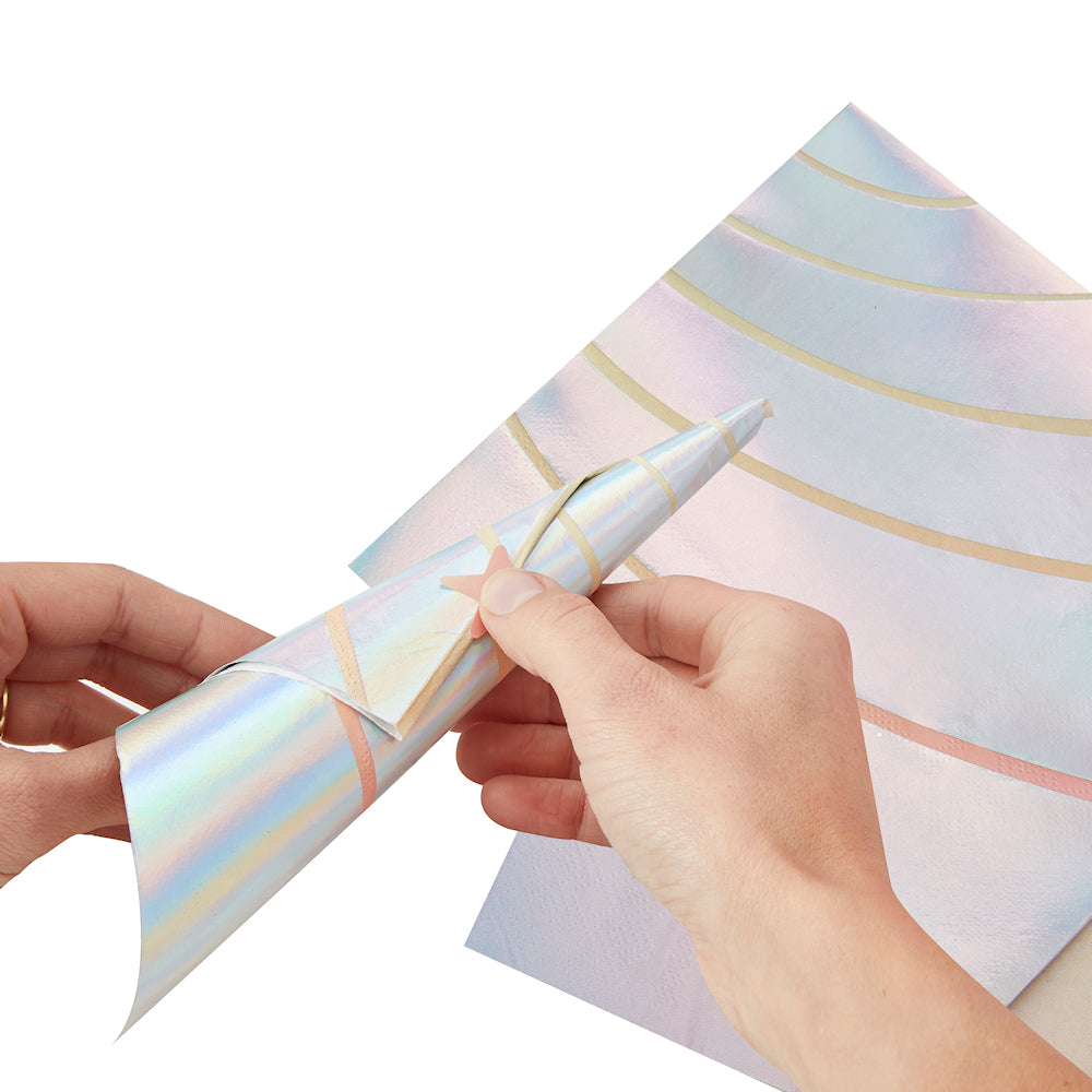 Unicorn Horn Napkins | www.sprinklebeesweet.com