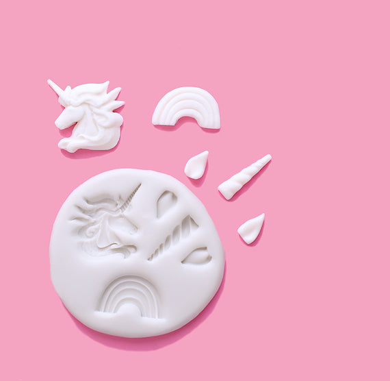 Unicorn Fondant Mold | www.sprinklebeesweet.com