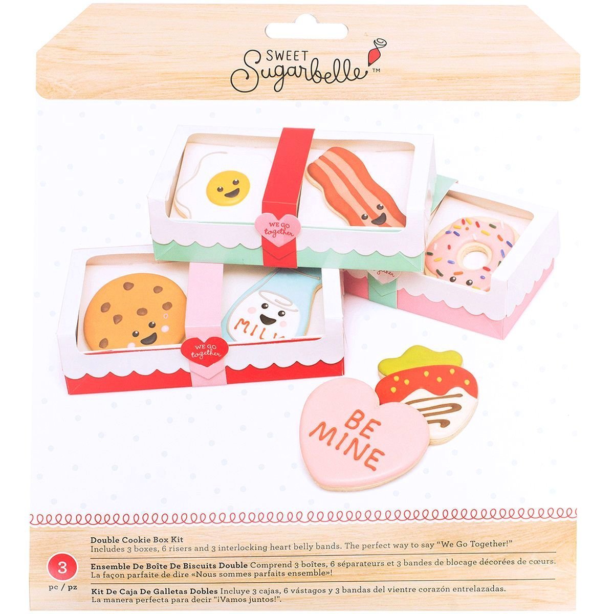 Sweet Sugarbelle Valentine's Day Cookie Boxes | www.sprinklebeesweet.com