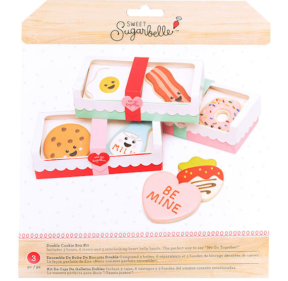 Sweet Sugarbelle Valentine's Day Cookie Boxes | www.sprinklebeesweet.com