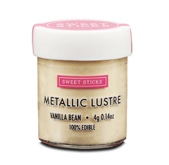Vanilla Bean Luster Dust | www.sprinklebeesweet.com
