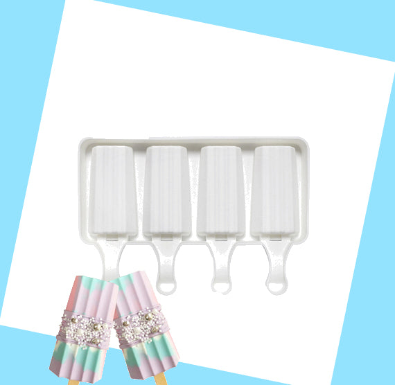Vertical Stripe Cakesicle Mold | www.sprinklebeesweet.com