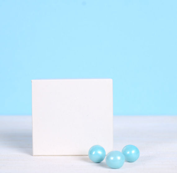 Small Truffle Boxes: White, Kraft or Red | www.sprinklebeesweet.com