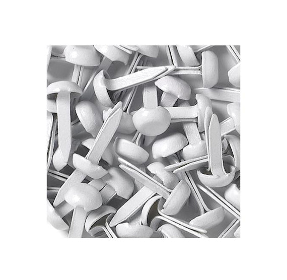 White Mini Brads | www.sprinklebeesweet.com